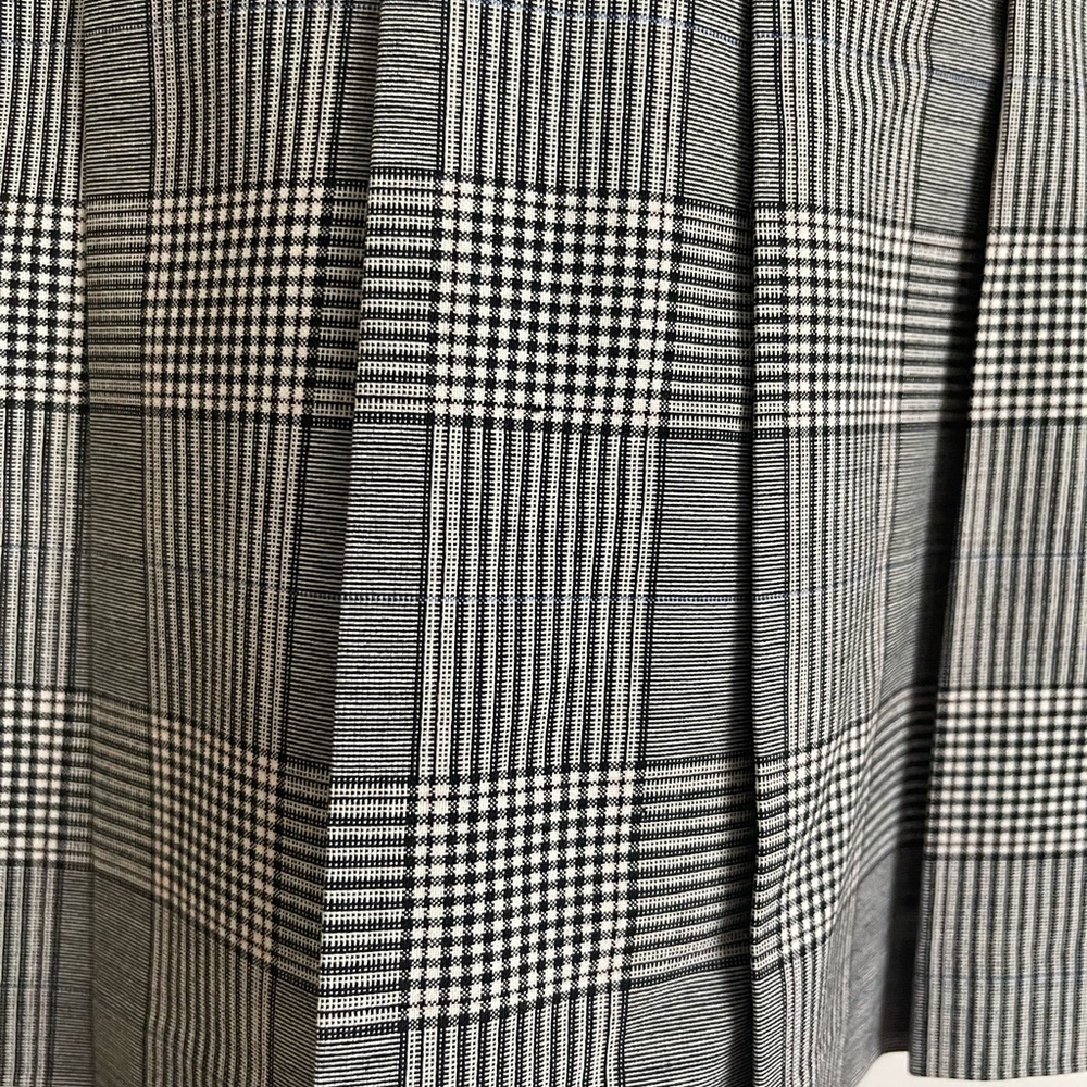 Aritzia Sunday Black, Grey and White Pleated Mini Skirt - Picture 3 of 4